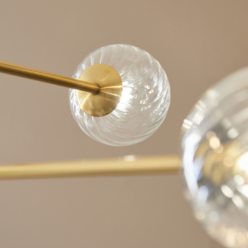 Endon 114039 - Lustre com haste 6xG9/3,2W/230V dourado