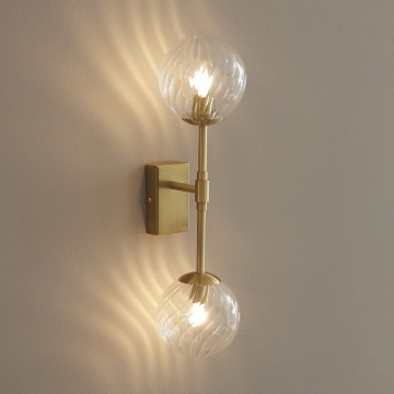 Endon 114042 - Aplique de parede 2xG9/3,2W/230V dourado