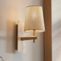 Endon 114200 - Aplique de parede 1xE14/7W/230V bege/dourado