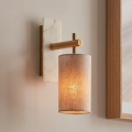 Endon 114201 - Aplique de parede 1xE14/7W/230V bege/dourado