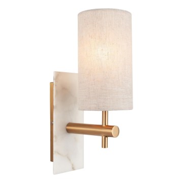 Endon 114201 - Aplique de parede 1xE14/7W/230V bege/dourado