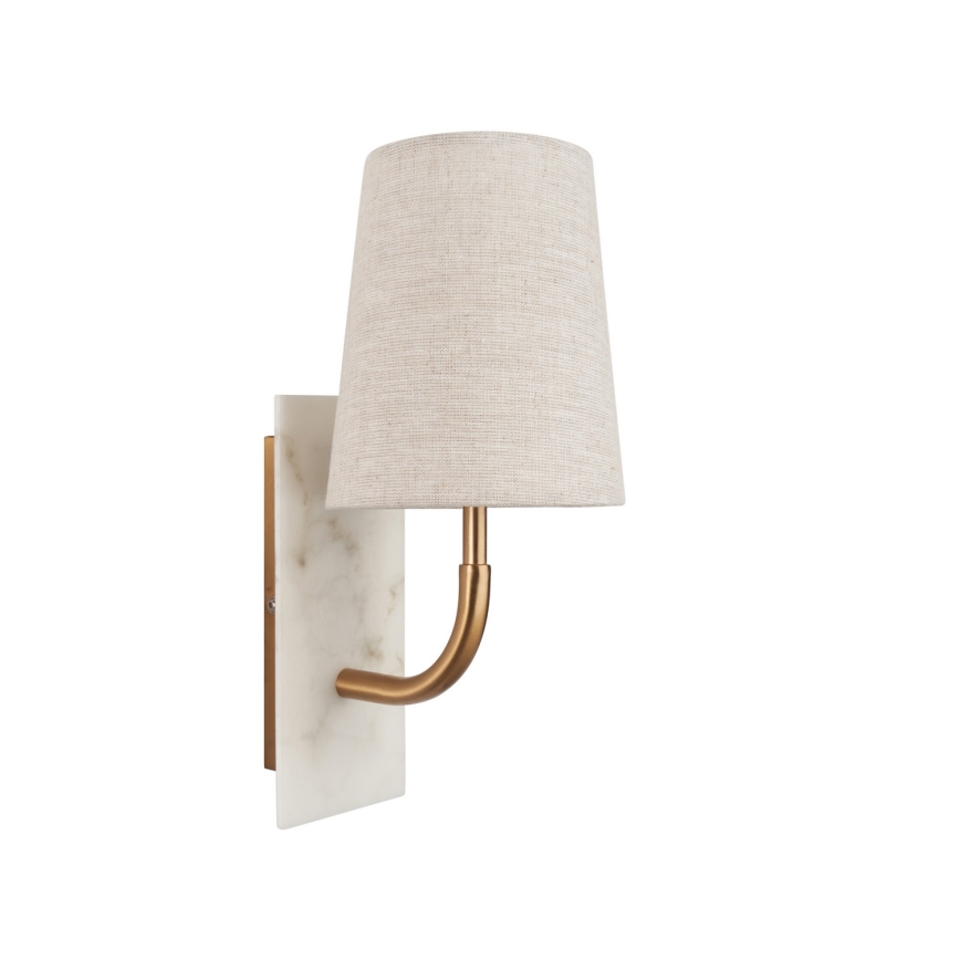 Endon 114202 - Aplique de parede 1xE14/7W/230V bege/dourado