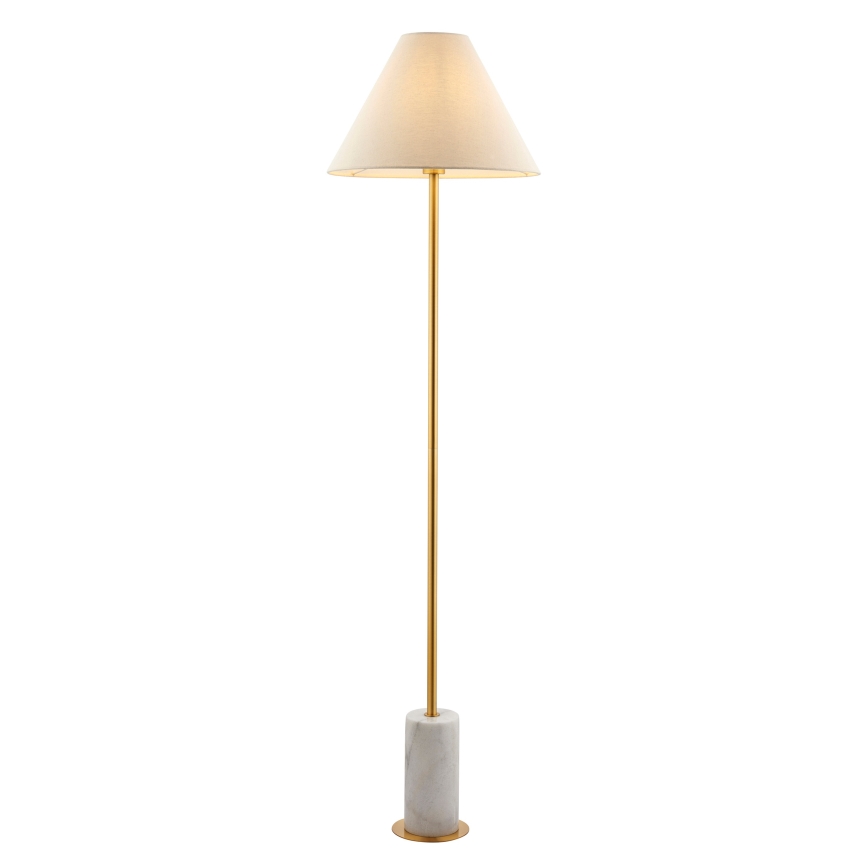 Endon 114209 - Candeeiro de pé 1xE27/10W/230V bege/dourado