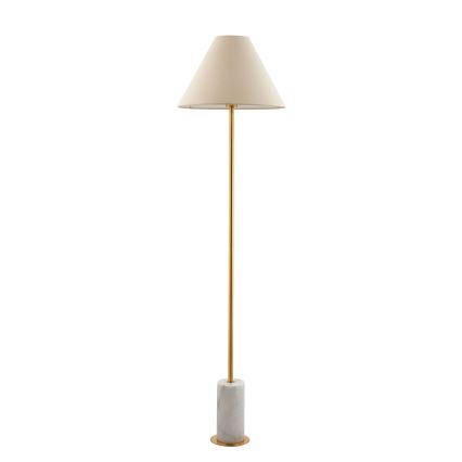 Endon 114209 - Candeeiro de pé 1xE27/10W/230V bege/dourado