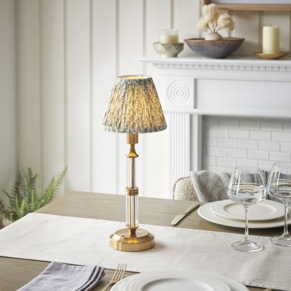 Endon 114838 -Candeeiro de mesa LED com regulação MORTON LED/1,5W/5V 3600 mAh latão/verde