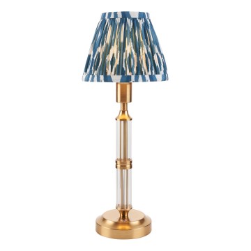 Endon 114846 - Candeeiro de mesa LED com regulação MORTON LED/1,5W/5V 3600 mAh latão/azul