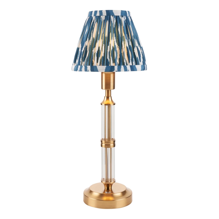 Endon 114846 - Candeeiro de mesa LED com regulação MORTON LED/1,5W/5V 3600 mAh latão/azul