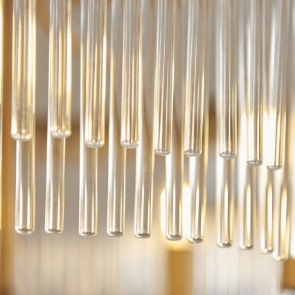 Endon 119110 - Lustre suspenso por corrente CLERMONT 5xE14/6W/230V latão