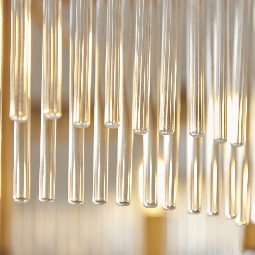 Endon 119110 - Lustre suspenso por corrente CLERMONT 5xE14/6W/230V latão