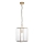 Endon 119141 - Lustre suspenso com corrente HAMMOND 1xE27/10W/230V 21,5x21,5 cm latão