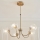 Endon 119210 - Lustre em haste HAGUE 5xG9/5W/230V latão