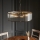 Endon 119455 - Lustre suspenso por corrente RIDGETON 8xE14/7W/230V latão