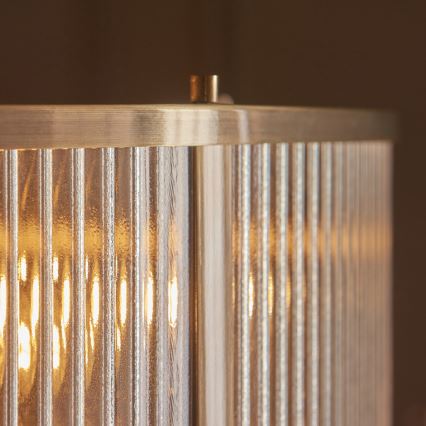 Endon 119455 - Lustre suspenso por corrente RIDGETON 8xE14/7W/230V latão