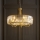 Endon 119610 - Lustre em corrente VISCONTI 5xE14/6W/230V latão