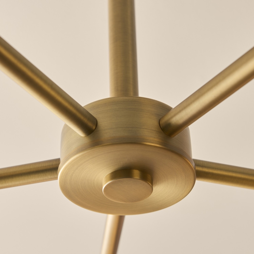Endon 120037 - Lustre de haste CERCHIO 5xG9/5W/230V latão