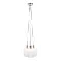 Endon 120644 - Lustre suspenso com cabo 3xE27/10W/230V cromado brilhante