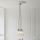Endon 120652 - Lustre suspenso com cabo 3xE27/10W/230V cromo brilhante
