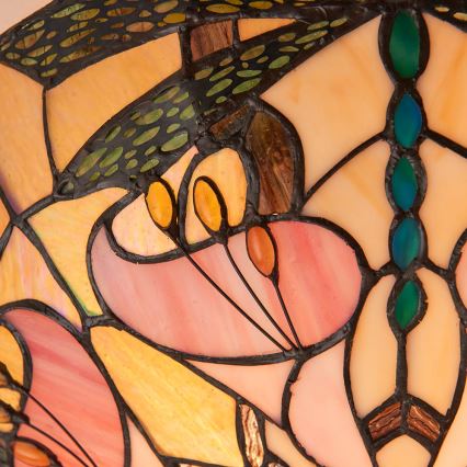 Endon 63922 - Candeeiro de tecto Tiffany ASHTON 2xE27/60W/230V diâmetro 45 cm