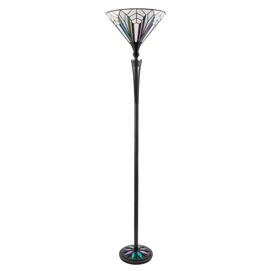 Endon 63933 - Candeeiro de pé Tiffany ASTORIA, 1x E27/60W/230V, Ø 40 cm
