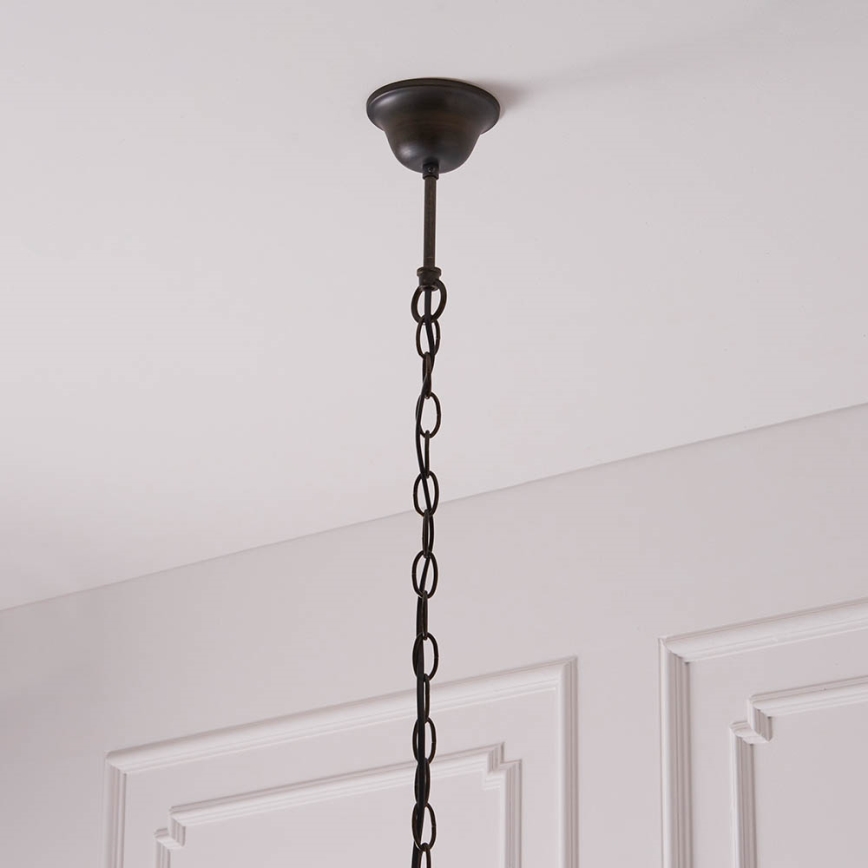 Endon 63937 - Lustre suspenso por corrente Tiffany ASTORIA 1xE27/60W/230V Ø 40 cm