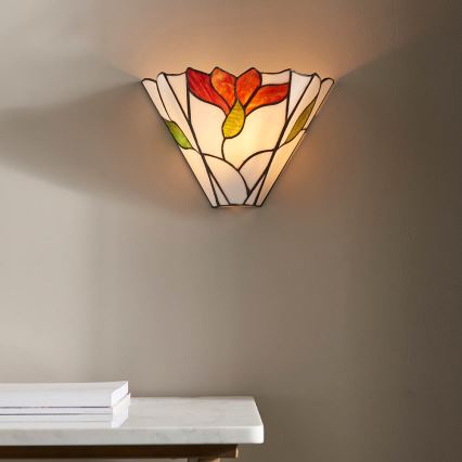 Endon 63964 - Aplique de parede Tiffany BOTANICA 1xE14/40W/230V