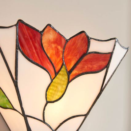 Endon 63964 - Aplique de parede Tiffany BOTANICA 1xE14/40W/230V
