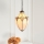 Endon 63974 - Lustre com corrente BROOKLYN 1xE27/60W/230V castanho
