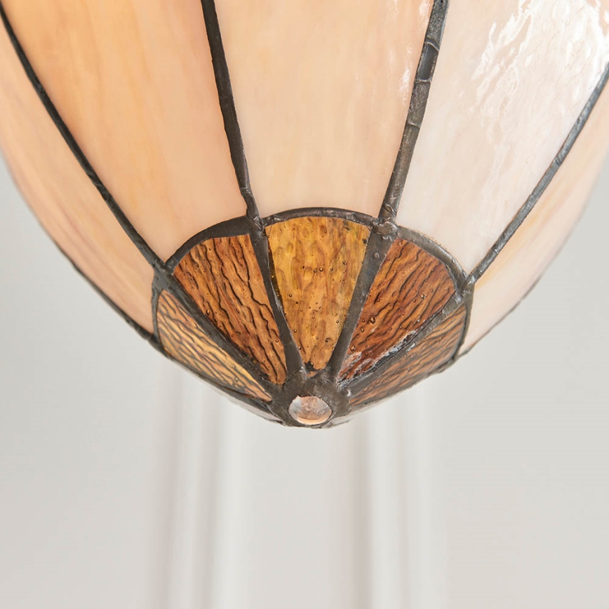 Endon 63974 - Lustre com corrente BROOKLYN 1xE27/60W/230V castanho