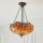 Endon 64076 - Lustre Tiffany DRAGONFLY com corrente 3xE27/60W/230V, diâmetro 41 cm