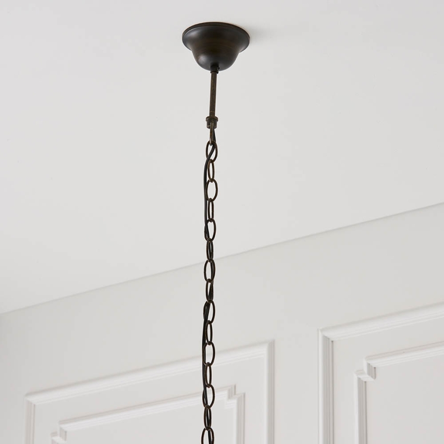 Endon 64081 - Lustre Tiffany DRAGONFLY suspenso por corrente, 3xE27/60W/230V, Ø 41 cm