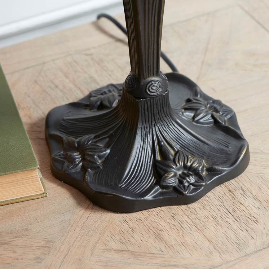 Endon 64085 - Candeeiro de mesa Tiffany DRAGONFLY 2xE27/60W/230V Ø 41 cm