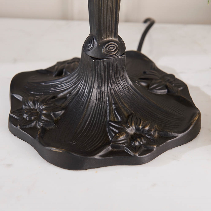 Endon 64086 - Candeeiro de mesa Tiffany DRAGONFLY 2x E27/60W/230V Ø 30 cm