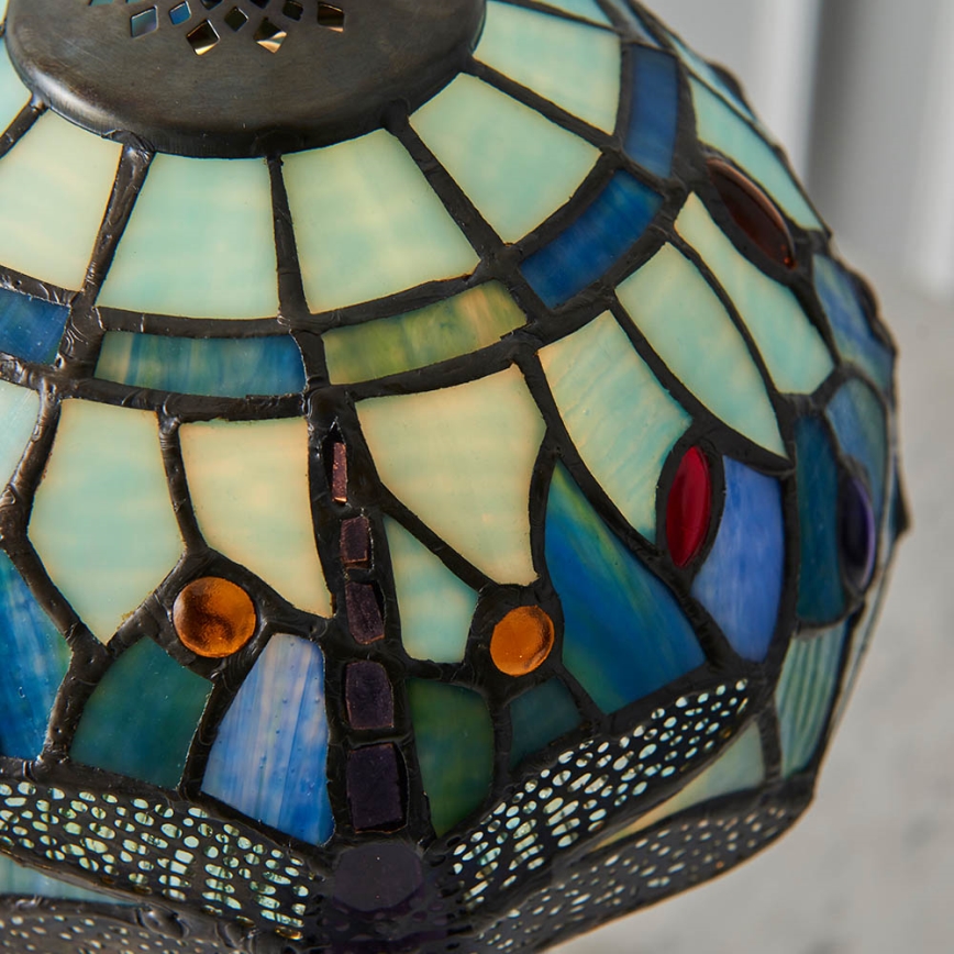 Endon 64088 - Candeeiro de mesa Tiffany DRAGONFLY 1xE14/40W/230V Ø 20 cm