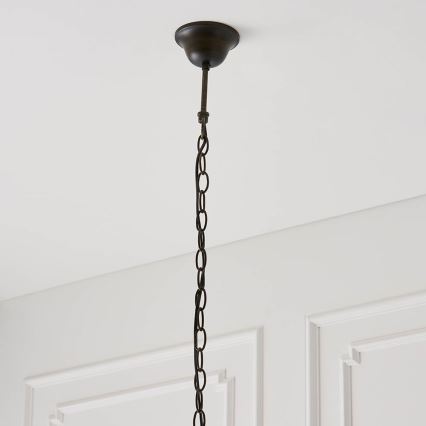 Endon 64176 - Lustre de corrente Tiffany HUTCHINSON 1xE27/60W/230V Ø 40 cm