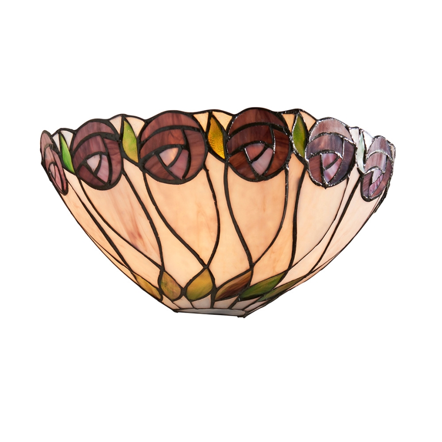 Endon 64178 - Aplique de parede Tiffany HUTCHINSON 1xE14/40W/230V