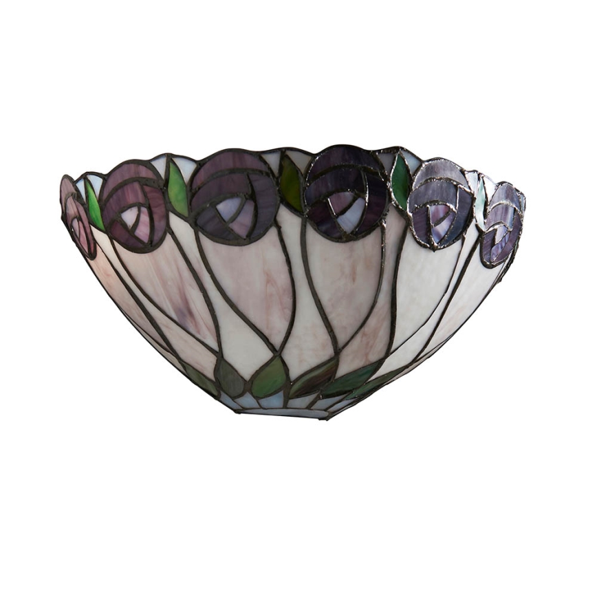 Endon 64178 - Aplique de parede Tiffany HUTCHINSON 1xE14/40W/230V