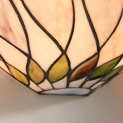 Endon 64178 - Aplique de parede Tiffany HUTCHINSON 1xE14/40W/230V