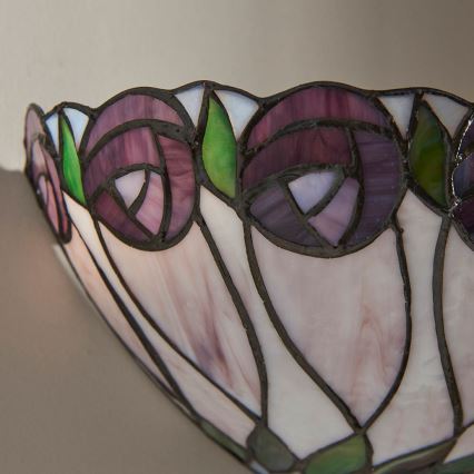 Endon 64178 - Aplique de parede Tiffany HUTCHINSON 1xE14/40W/230V