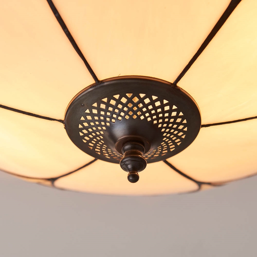 Endon 64182 - Iluminação de teto INGRAM 2xE27/60W/230V diâmetro 45 cm