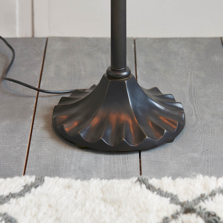 Endon 64192 - Candeeiro de pé Tiffany JAMELIA 2xE27/60W/230V, diâmetro 50 cm