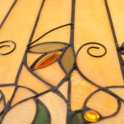 Endon 64194 - Lustre com corrente Tiffany JAMELIA 3xE27/60W/230V diâmetro 50 cm