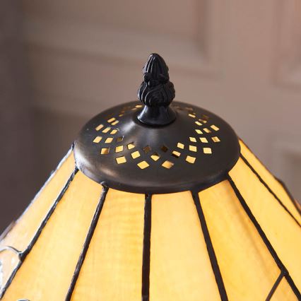 Endon 64195 - Candeeiro de mesa Tiffany JAMELIA 1xE27/60W/230V diâmetro 31 cm