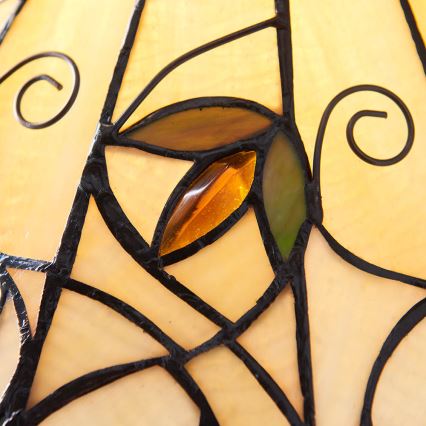 Endon 64195 - Candeeiro de mesa Tiffany JAMELIA 1xE27/60W/230V diâmetro 31 cm