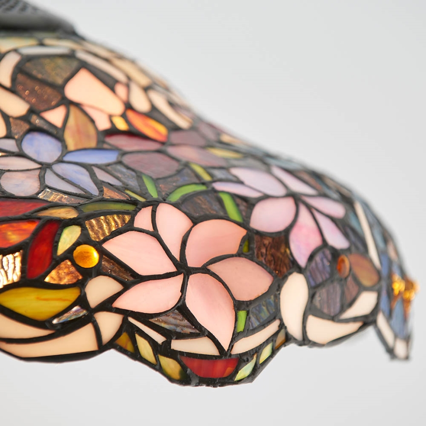 Endon 64325 - Lustre com corrente Tiffany SULLIVAN 1xE27/60W/230V Ø 40 cm