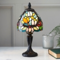 Endon 64331 - Candeeiro de mesa Tiffany SYLVETTE 1xE14/40W/230V Ø 15 cm