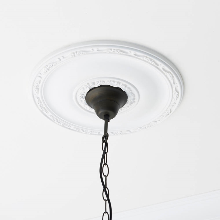 Endon 64385 - Lustre com corrente Tiffany WILLOW 1xE27/60W/230V Ø 35 cm