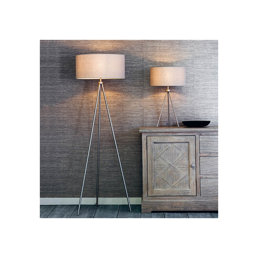 Endon 66986 - Candeeiro de mesa TRI 1xE27/40W/230V latão/bege