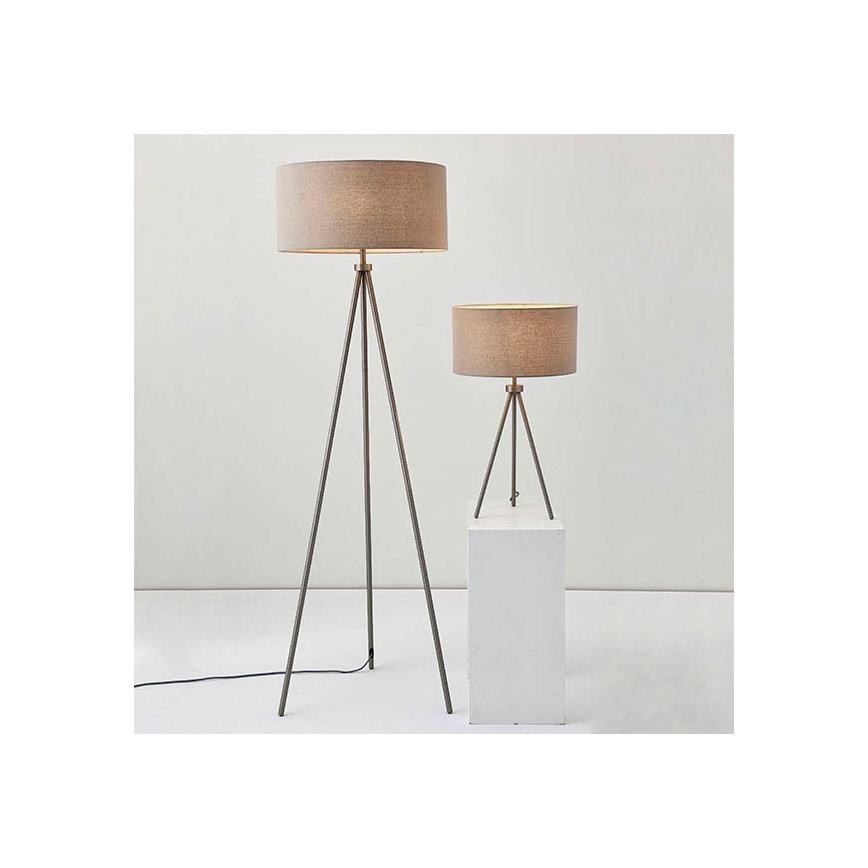 Endon 66987 - Candeeiro de pé TRI 1xE27/60W/230V bege