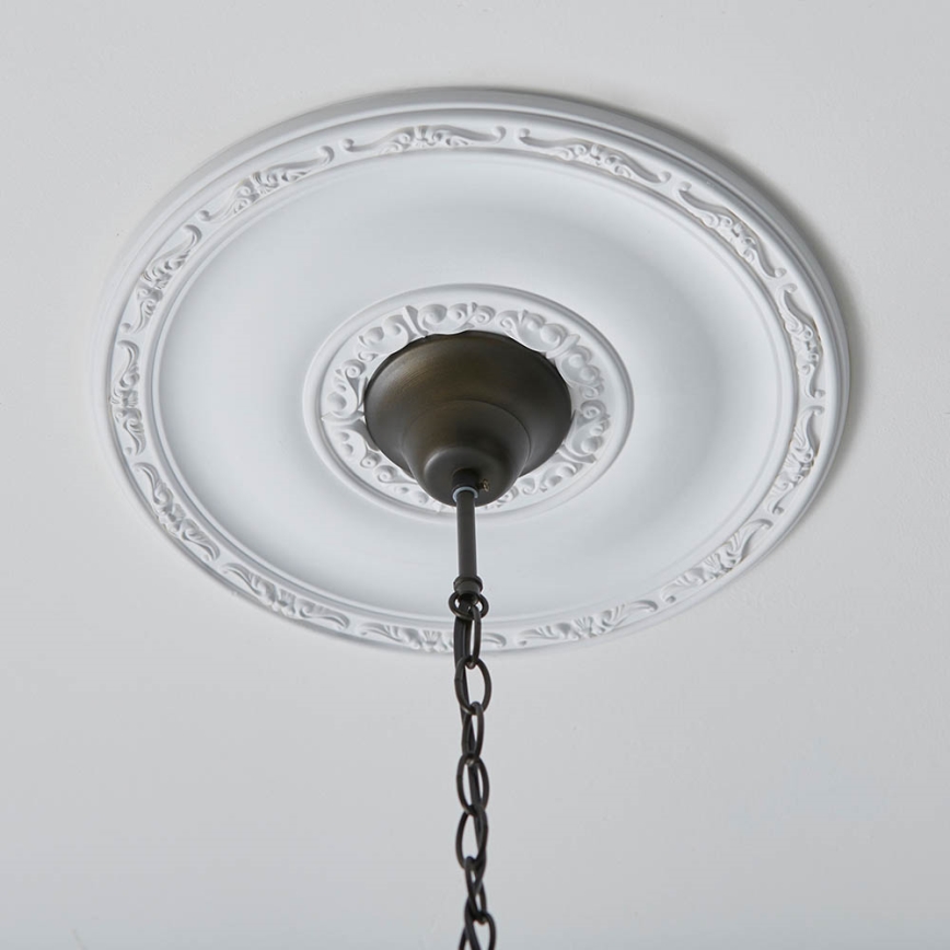 Endon 67044 - Lustre suspenso com corrente Tiffany FARGO 1xE14/40W/230V diâmetro 25,5 cm