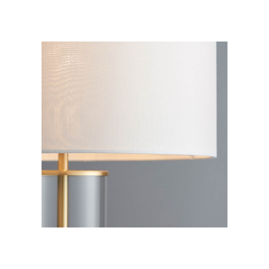 Endon 68802 - Lâmpada de mesa regulável por toque LESSINA 1xE27/10W/230V dourada/branca